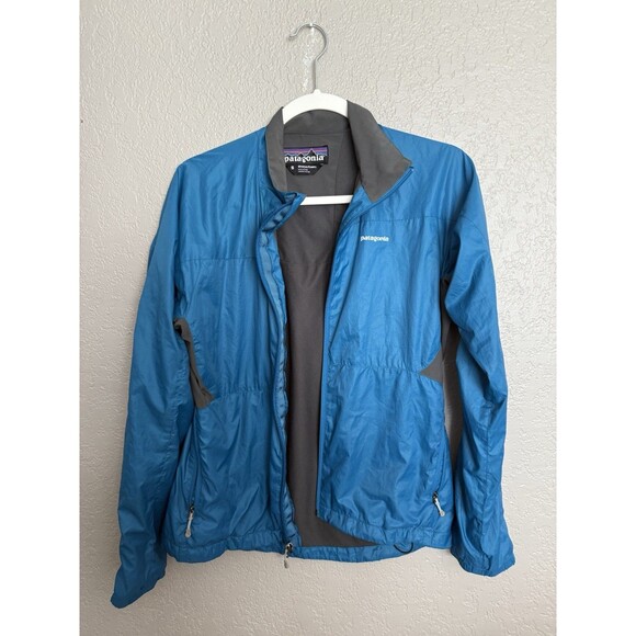 Patagonia Women’s Jacket  Blue Windbreaker SMALL - Picture 1 of 9
